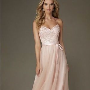 Mori Lee Blush Bridesmaid Dress, ML-132, NWT